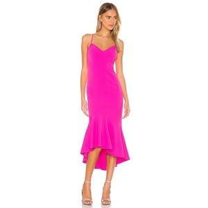 Bardot x Revolve Lisandra Midi Ruffle Dress